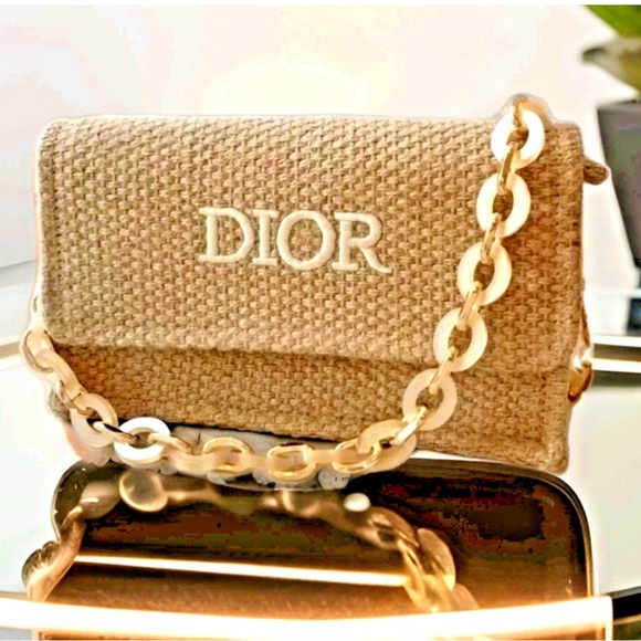 Dior Raffia Shoulder Bag - Picture 1 of 4